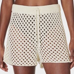 NWOT Sweaty Betty Beachside Open Knit shorts